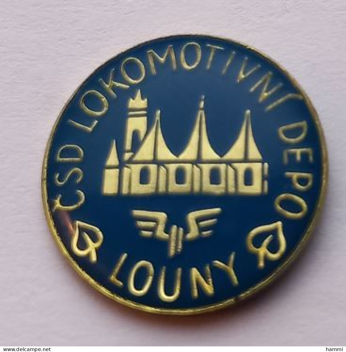 R195 Pin's TRAIN SNCF CSD LOKOMOTIVNI DEPO LOUNY CZECH REP TCHEQUE Achat Immédiat - TGV