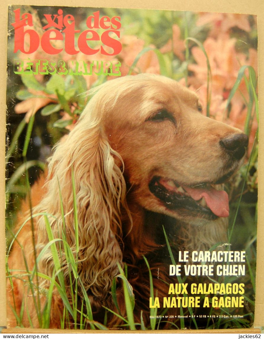 226/ LA VIE DES BETES / BETES ET NATURE N° 226 Du 5/1977, Voir Sommaire - Animales