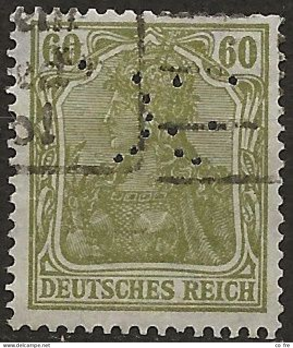 Allemagne N°125 (ref.2) Perforé - 1922-1923 Emisiones Locales