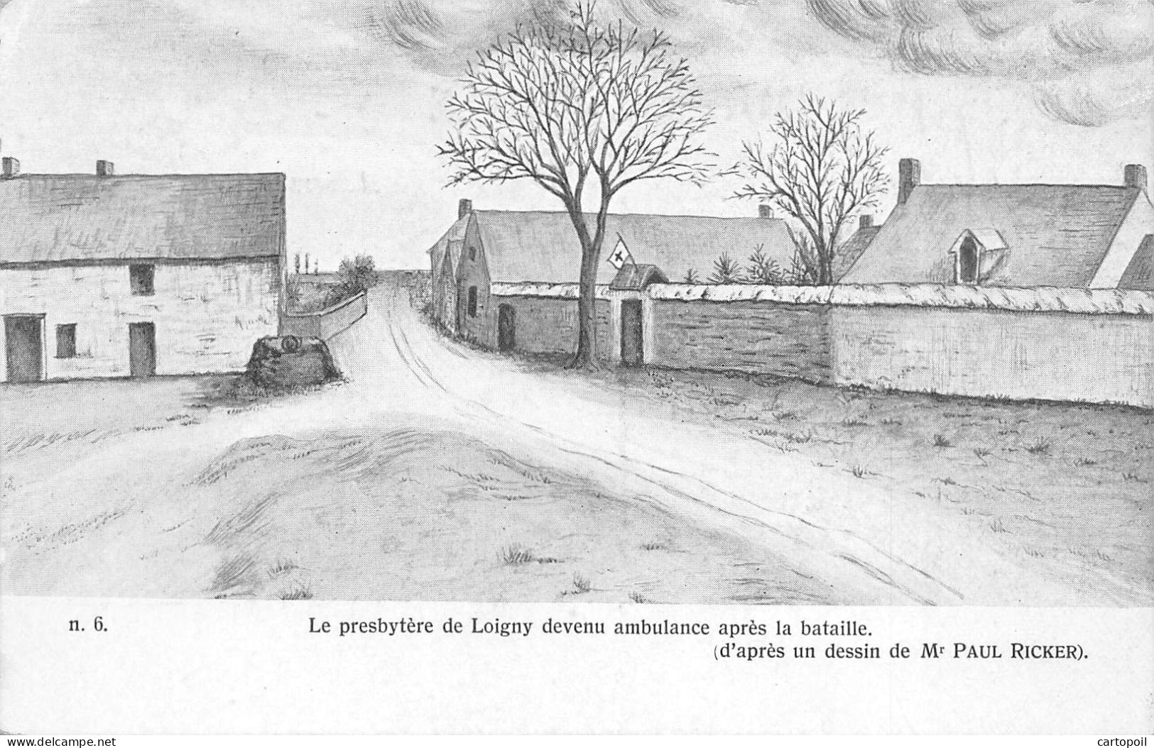 28 - LOIGNY - Le Presbytère Devenu Ambulance Après La Bataille - Loigny