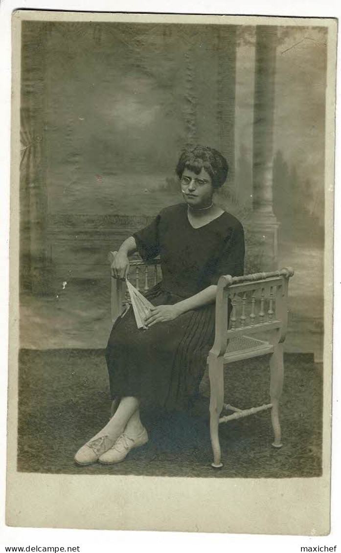 Carte Photo - Leur Fille, Berthe Brémond (Brémond) Ma Mère - Pas Circulé - Généalogie