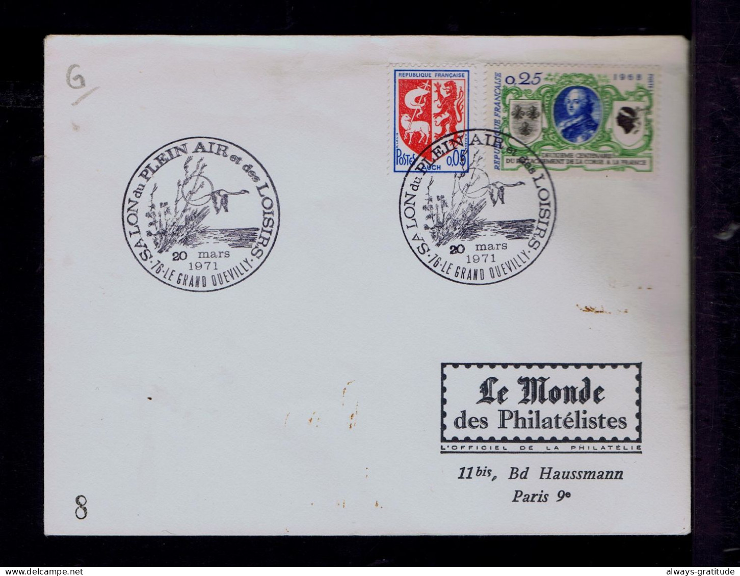 Sp10291 FRANCE Cigone Birds Oiseaux "Salon Du Plein Air Est Des Loisirs" Mailed - Flamencos