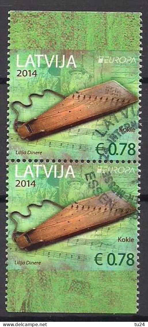 Lettland  (2014)  Mi.Nr.  904 Do + Du  Gest. / Used  (9hb16)  EUROPA - Lettonie