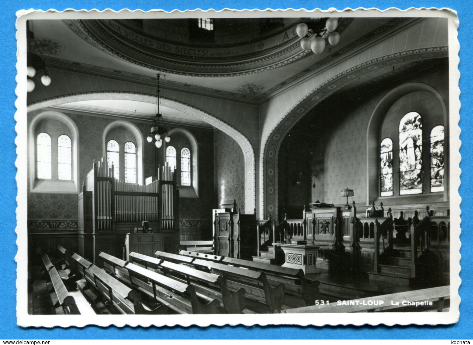 OLI1074, St. Loup, La Chapelle, A. Metzger, GF, Circulée 1940 - Pompaples