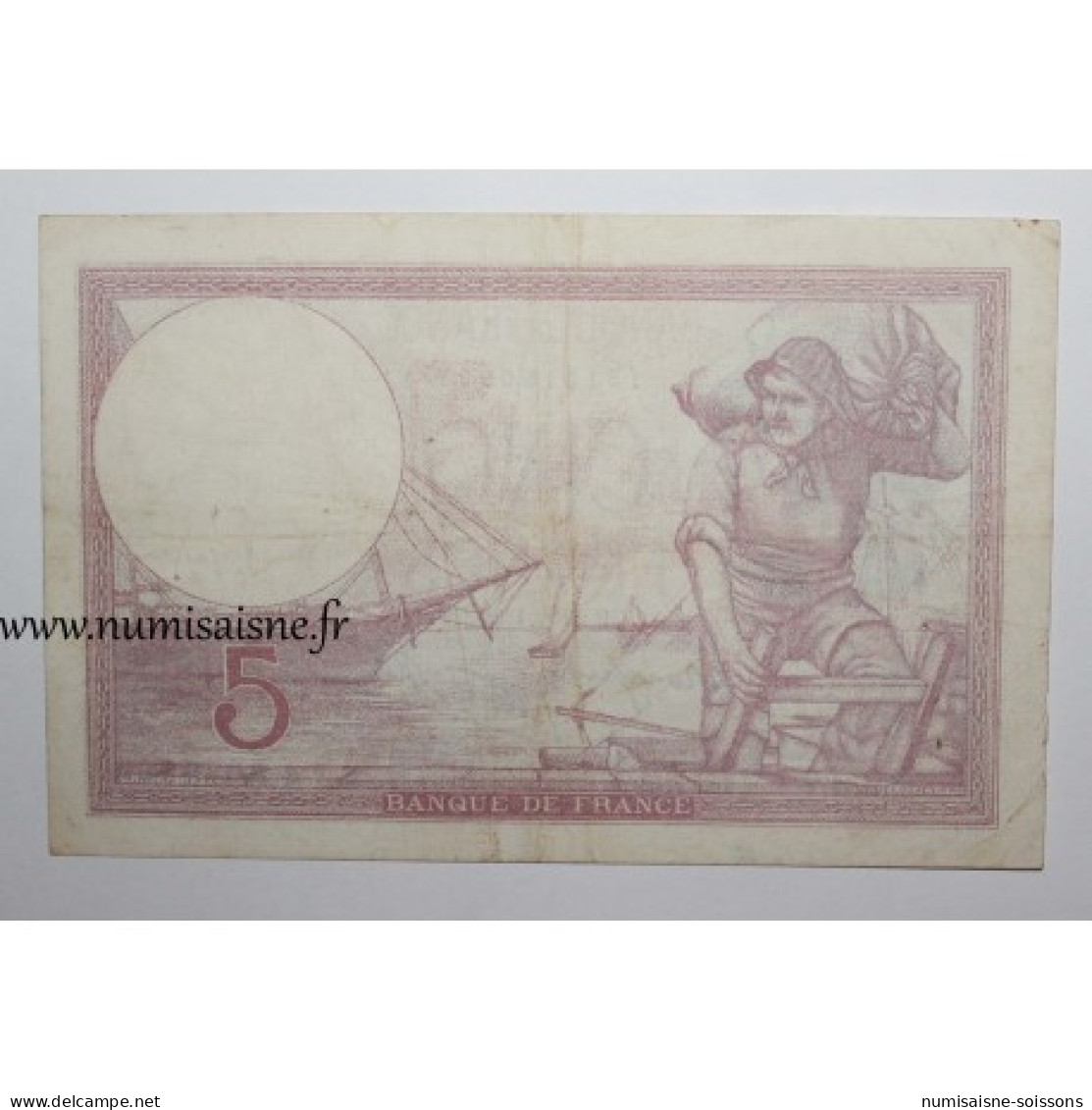 FAY 04/05 - 5 FRANCS VIOLET - 10/08/1939 - PICK 83 - TB+ - 5 F 1917-1940 ''Violet''