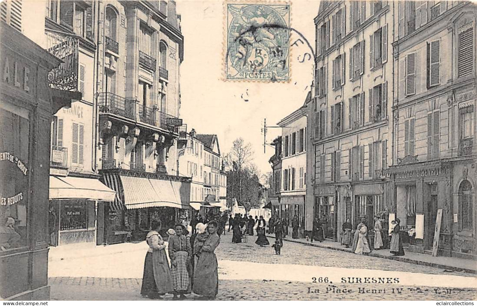 Suresnes          92       Place Henri IV..   N° 266   (voir Scan) - Suresnes