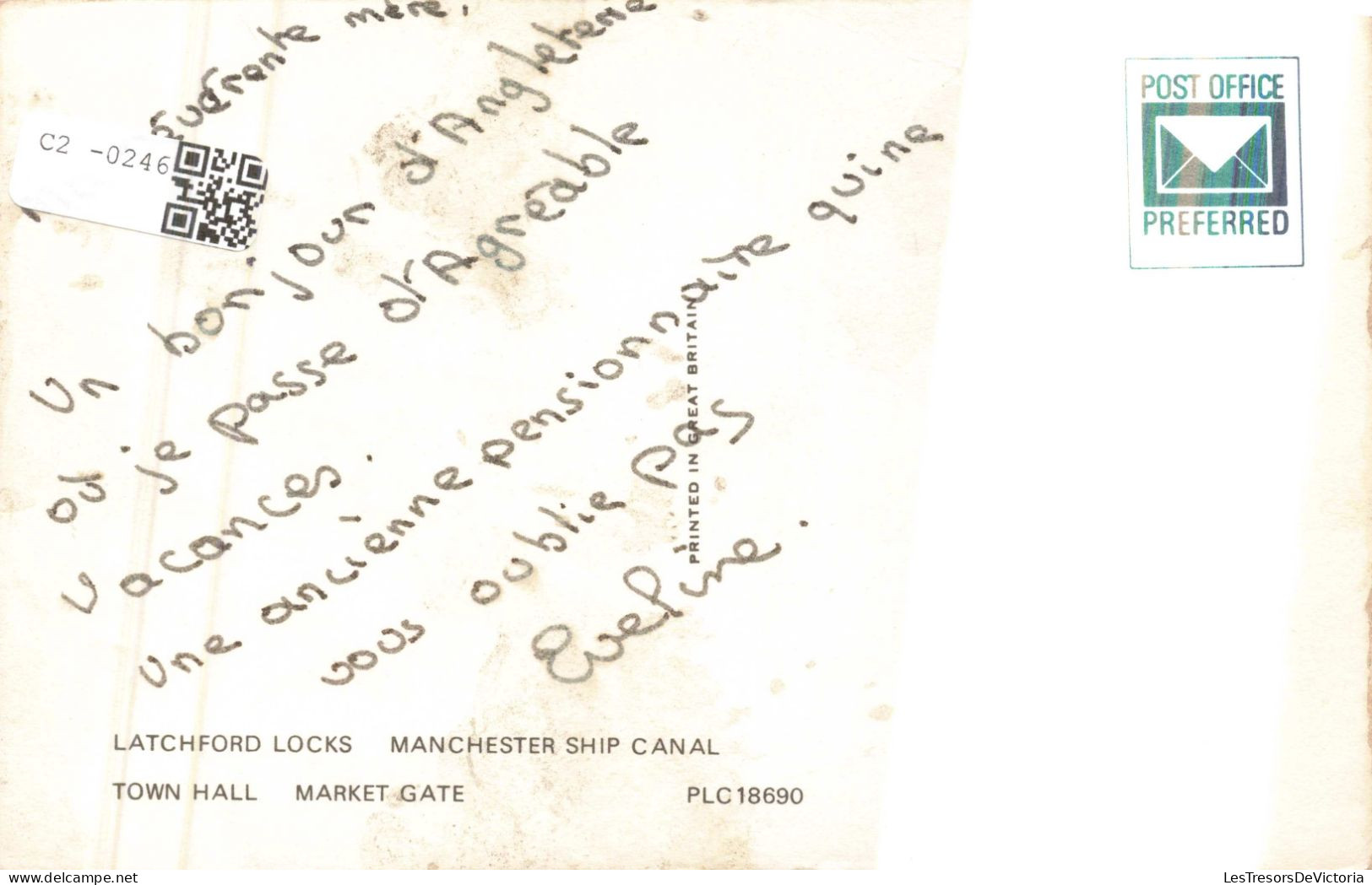 ANGLETERRE - Warrington - Latchford Locks - Manchester Ship Canal - Town Hall - Market Gate - Carte Postale Ancienne - Altri & Non Classificati