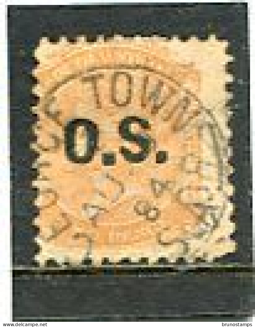 AUSTRALIA/SOUTH AUSTRALIA - 1877 SERVICE  2d.  ORANGE  FINE  USED  SG O44 - Oblitérés