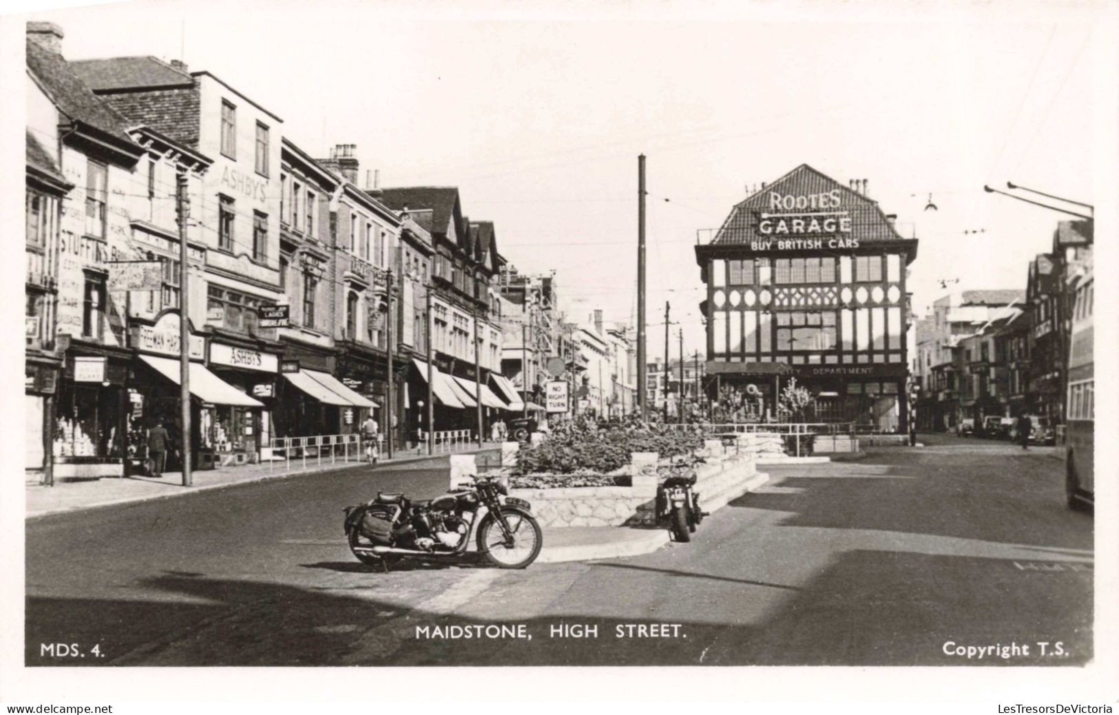 ANGLETERRE - Maidstone - High Street - Carte Postale Ancienne - Andere & Zonder Classificatie