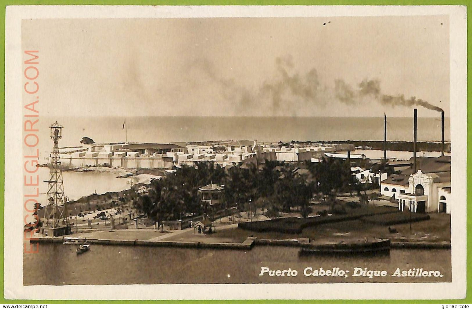 Af3024 -  VENEZUELA - VINTAGE POSTCARD - Puerto Cabello - Real Photo - Venezuela