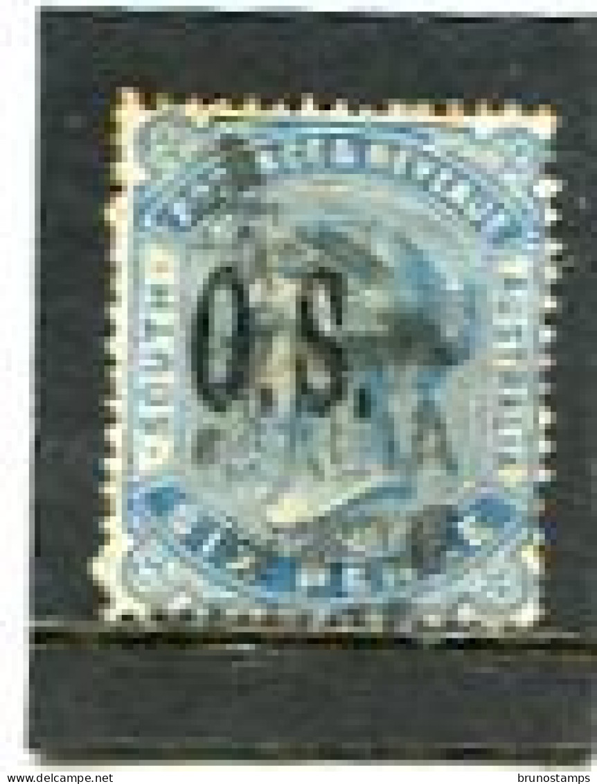 AUSTRALIA/SOUTH AUSTRALIA - 1893  SERVICE  6d. BLUE  PERF.15 OVPT  OS  FINE USED - Oblitérés