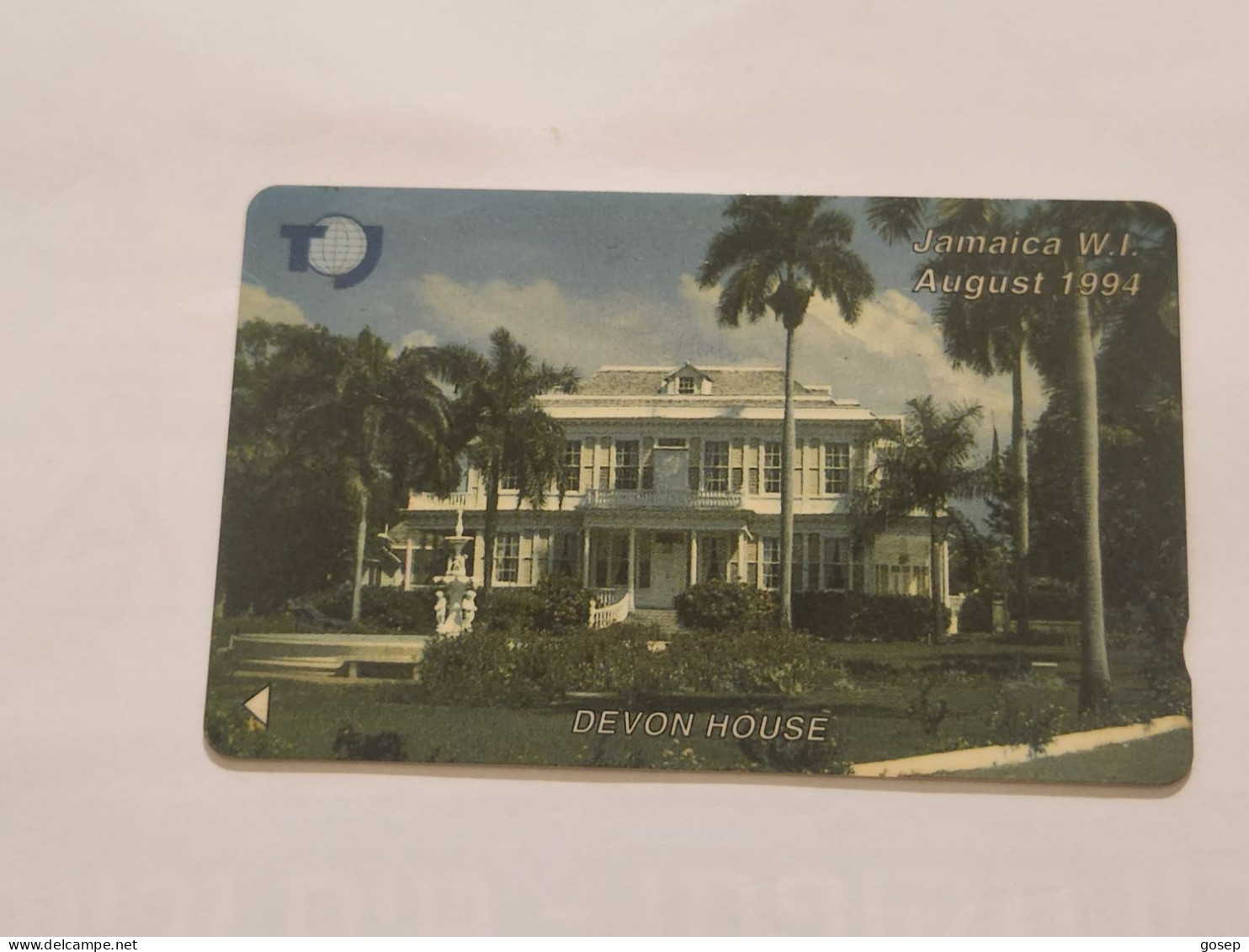 JAMAICA-(18JAMB-JAM-18B)-Devon House  August-'94-(19)-(18JAMB036429)-(J$20)-used Card+1card Prepiad - Jamaïque