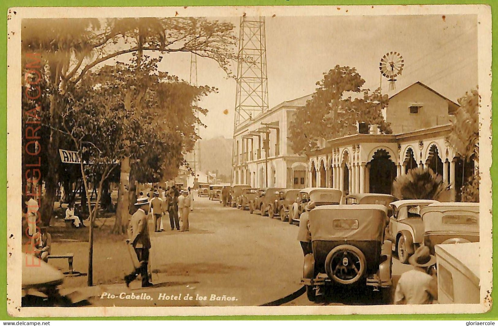 Af3023 -  VENEZUELA - VINTAGE POSTCARD - Puerto Cabello - Real Photo  - 1934 - Venezuela