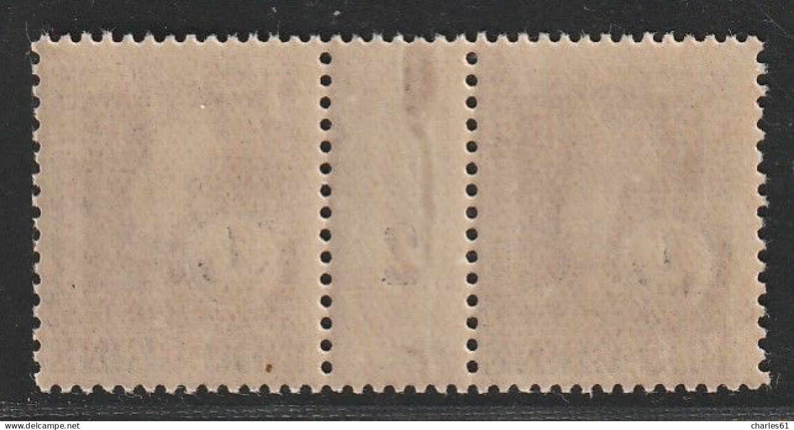 INDOCHINE - Timbres Taxe - MILLESIMES N°43 ** (1922) Dragon D'Angkor: 1pi Violet-brun - Timbres-taxe
