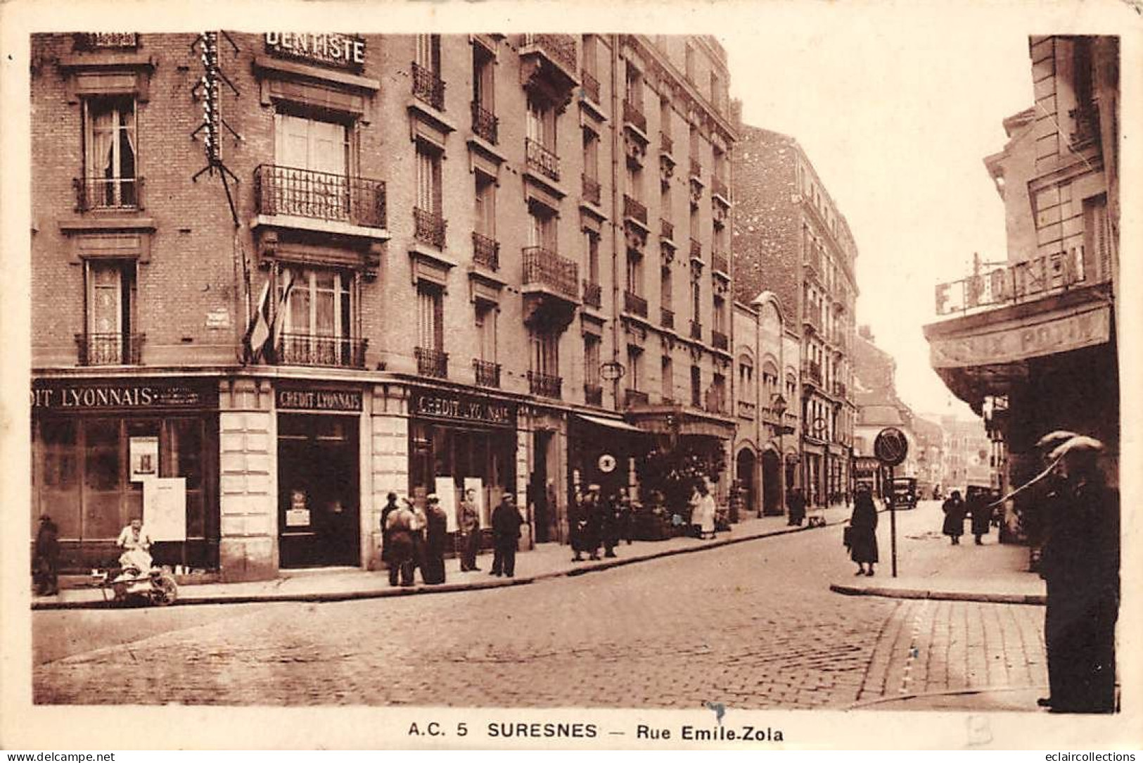 Suresnes           92          Rue   Emile  Zola   N°5     (voir Scan) - Suresnes