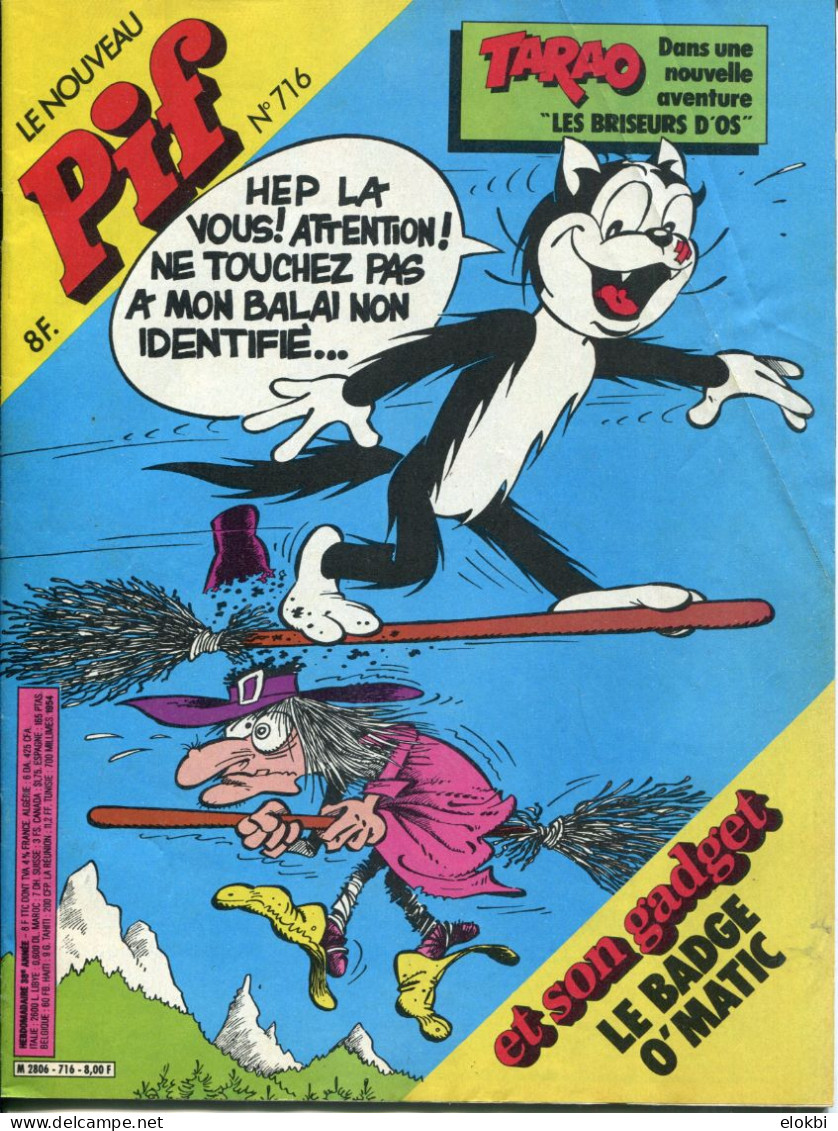 Pif Gadget N°716 - Tarao "Les Briseurs D'os" - Pif Gadget