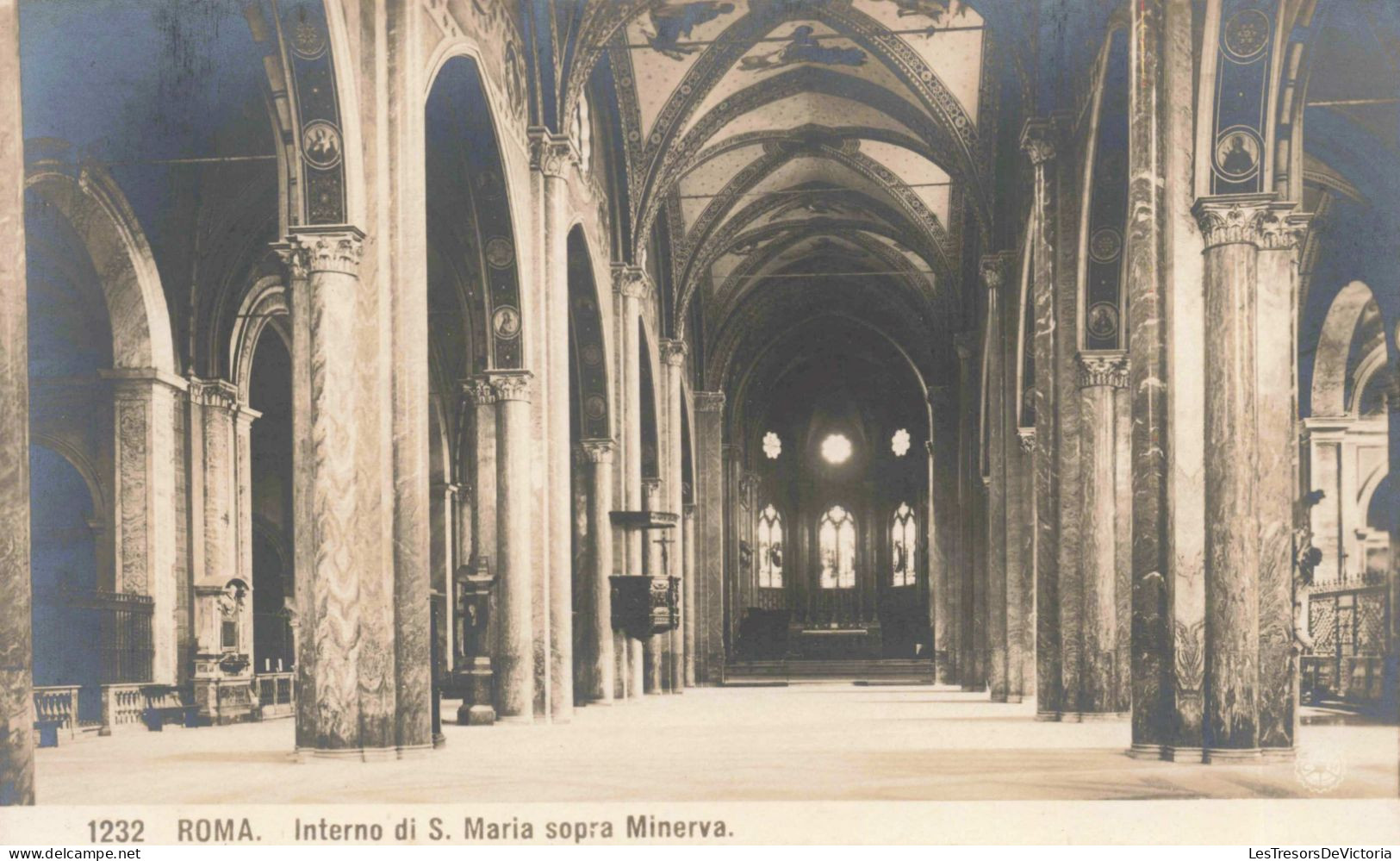 ITALIE - Roma - Interno Di S. Maria Sopra Minerva - Carte Postale Ancienne - Other Monuments & Buildings