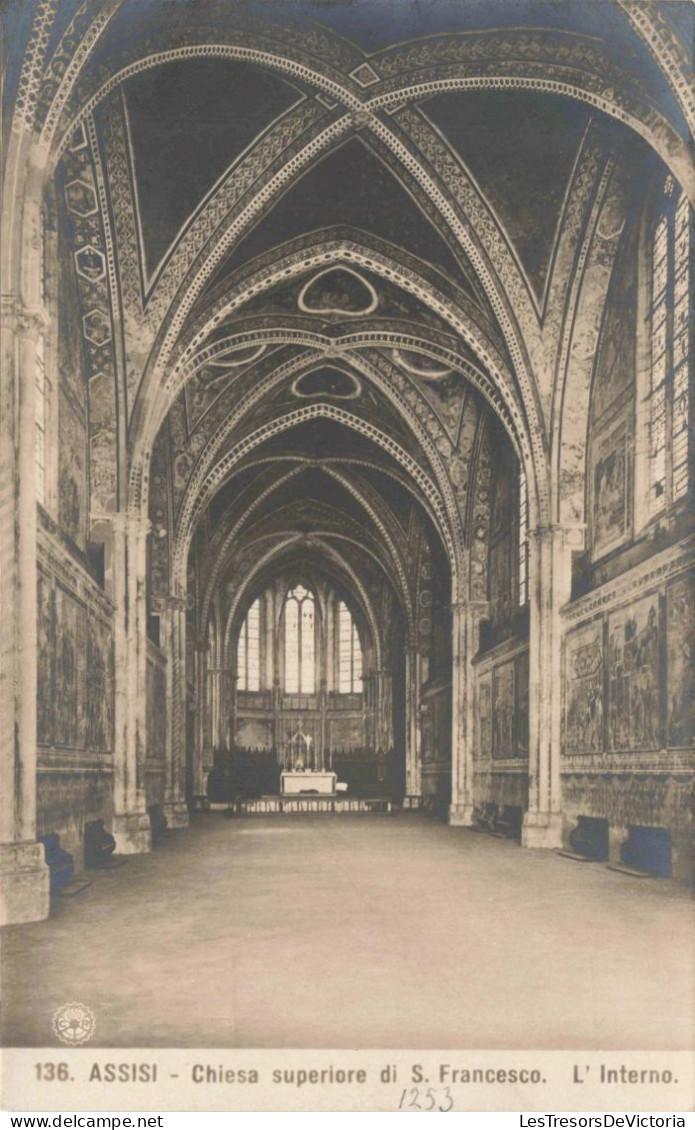ITALIE - Assisi - Chiesa Superiore Di S. Francesco - L'interno - Carte Postale Ancienne - Autres & Non Classés