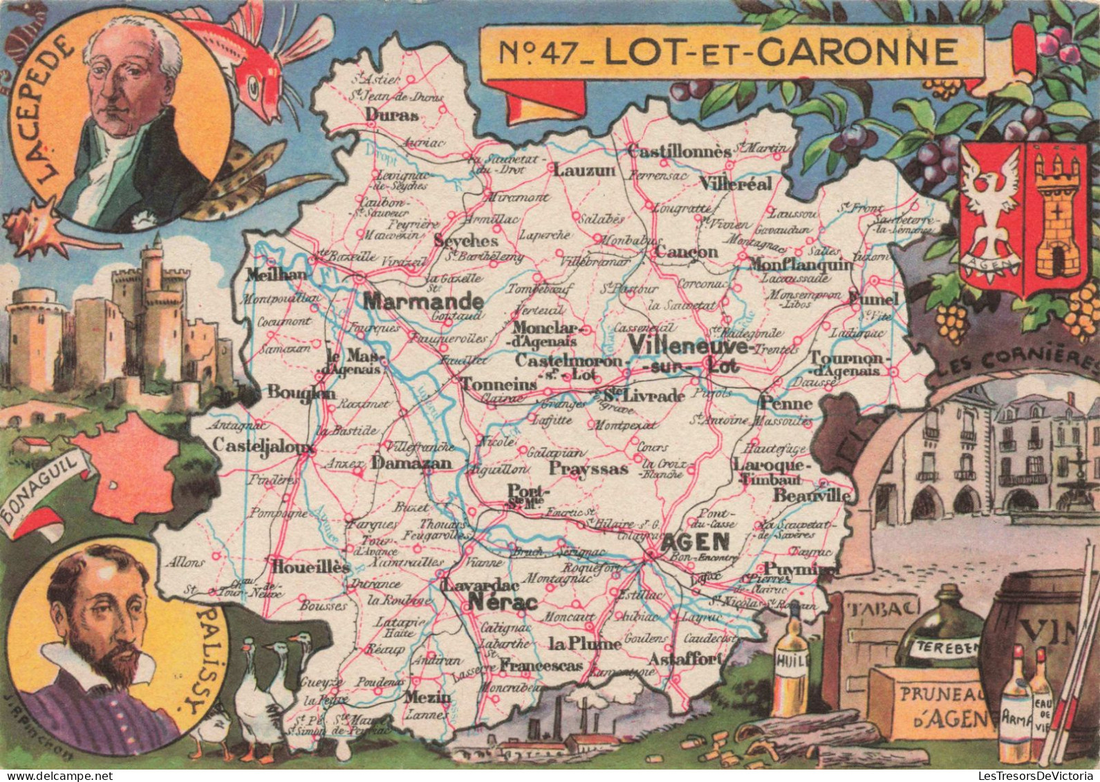 FRANCE - Départements - 47 - Lot Et Garonne - Carte Postale Ancienne - Sonstige & Ohne Zuordnung