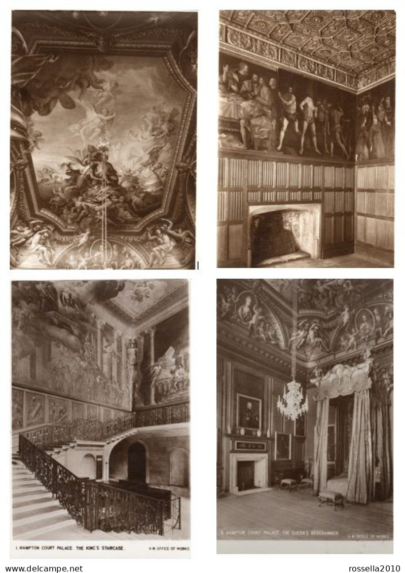 LOTTO 7 CARTOLINE PHOTO REGNO UNITO LONDRA RICHMOND UPON THAMES HAMPTON COURT PALACE LONDON Postcards Set Ansichtskarten - Hampton Court