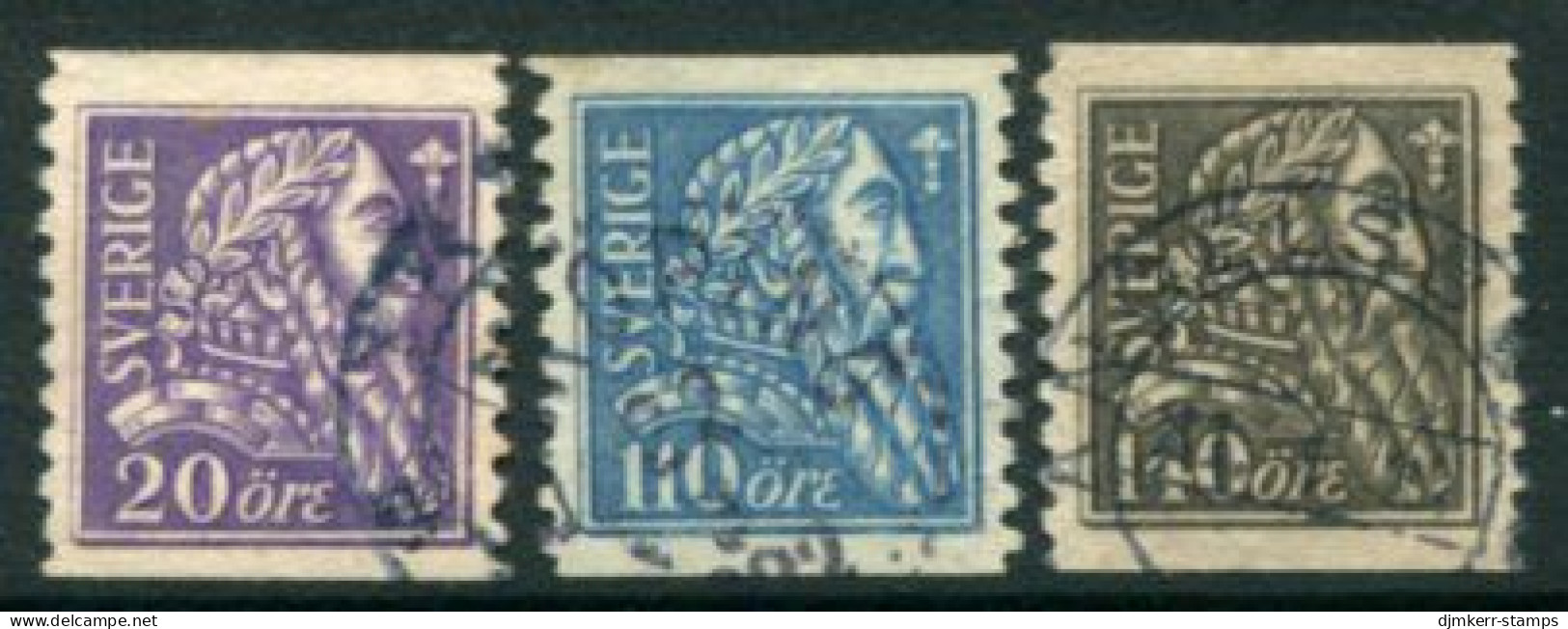 SWEDEN 1921 400th Anniversary Of Liberation War Used.  Michel 141-43 - Gebruikt