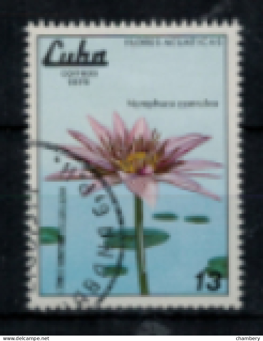 Cuba - "Fleurs Aquatiques : Nymphéa Coerulea" - Oblitéré N° 2107 De 1979 - Usados