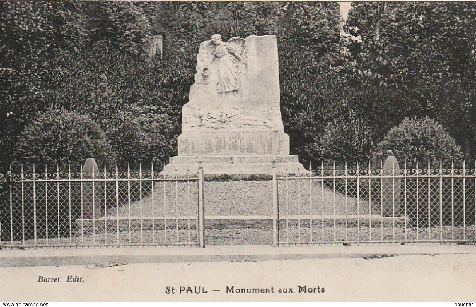 KO 12-(81) SAINT PAUL - MONUMENT AUX MORTS - 2 SCANS - Saint Paul Cap De Joux