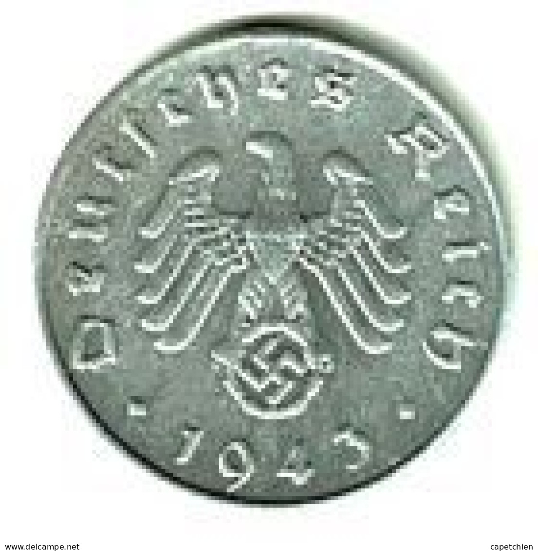 ALLEMAGNE / 10 PFENNIG / 1943 A   / ETAT SUP : 3.33 :g  / - 10 Reichspfennig