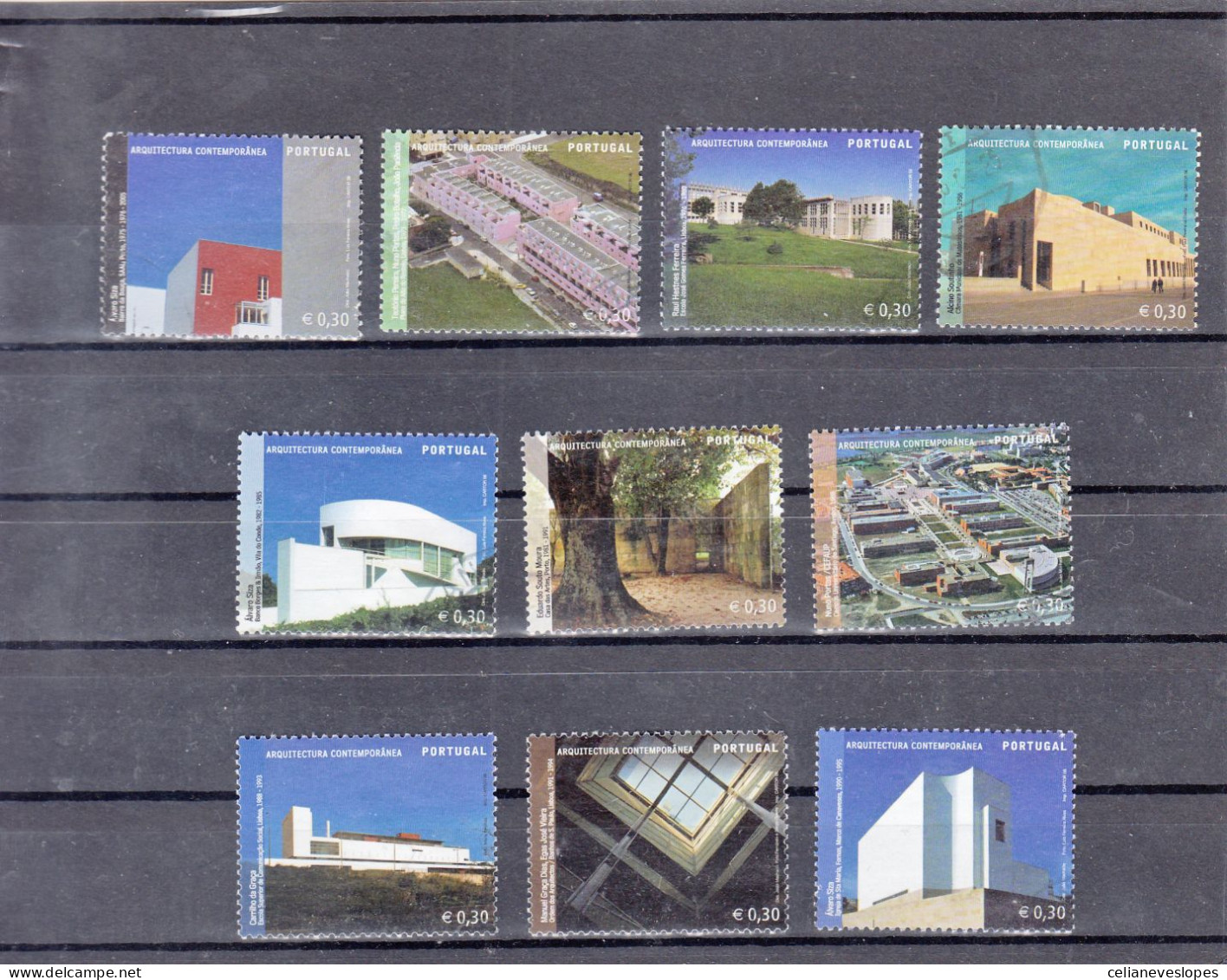 Portugal, (101), Arquitectura Portuguesa Contemporânea, 2006, Mundifil Nº 3450 A 3459 Used - Used Stamps