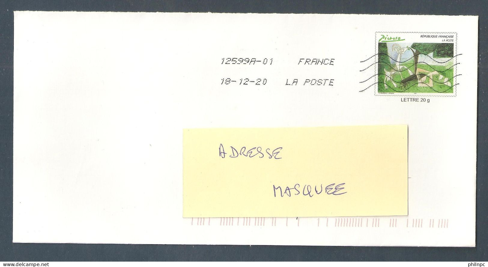 France, Entier Postal, Prêt à Poster, 3162, Pablo Picasso - PAP: TSC Und Halboffizielle Aufdrucke