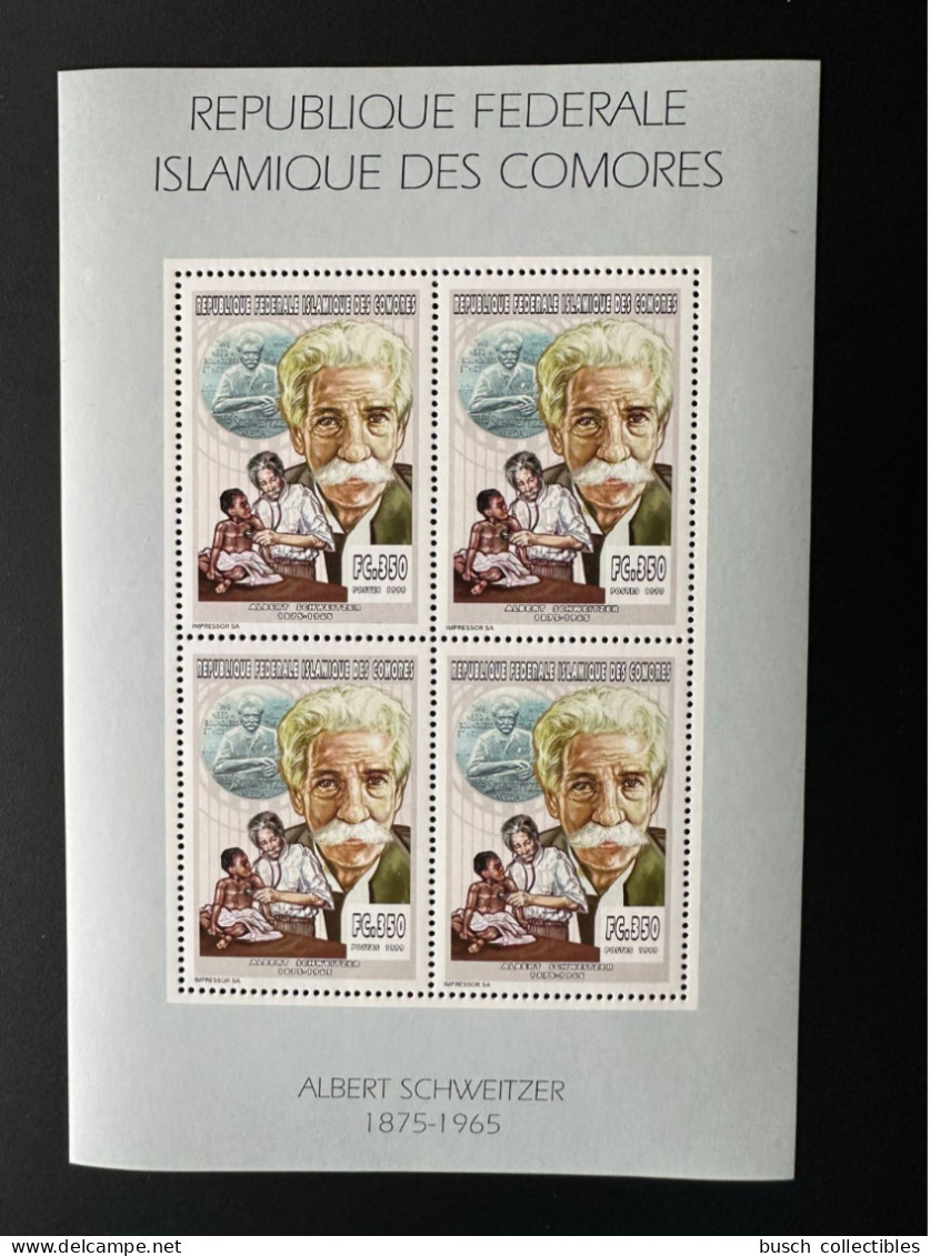 Comores Comoros Komoren 1999 YT 1117 Albert Schweitzer - Albert Schweitzer