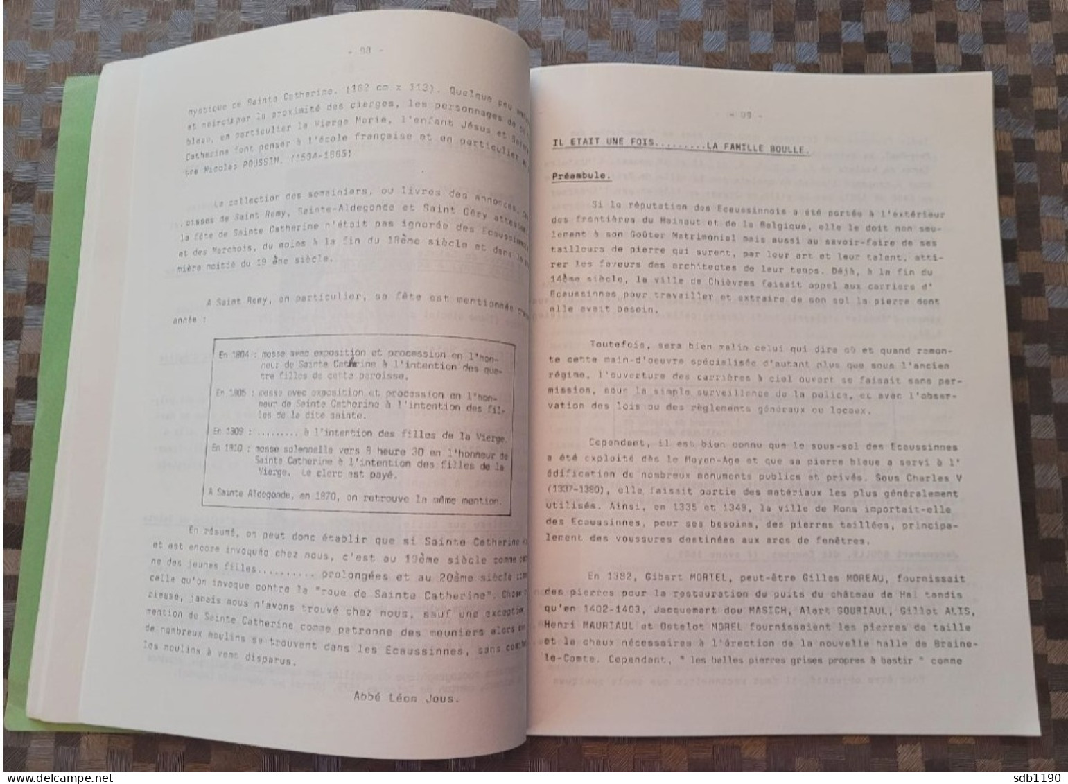 Le Val Vert - Bulletin Trimestriel Du Cercle D'information Et D'histoire Locale Des Ecaussines Et Henripont 4è Trim 1987 - Ecaussinnes