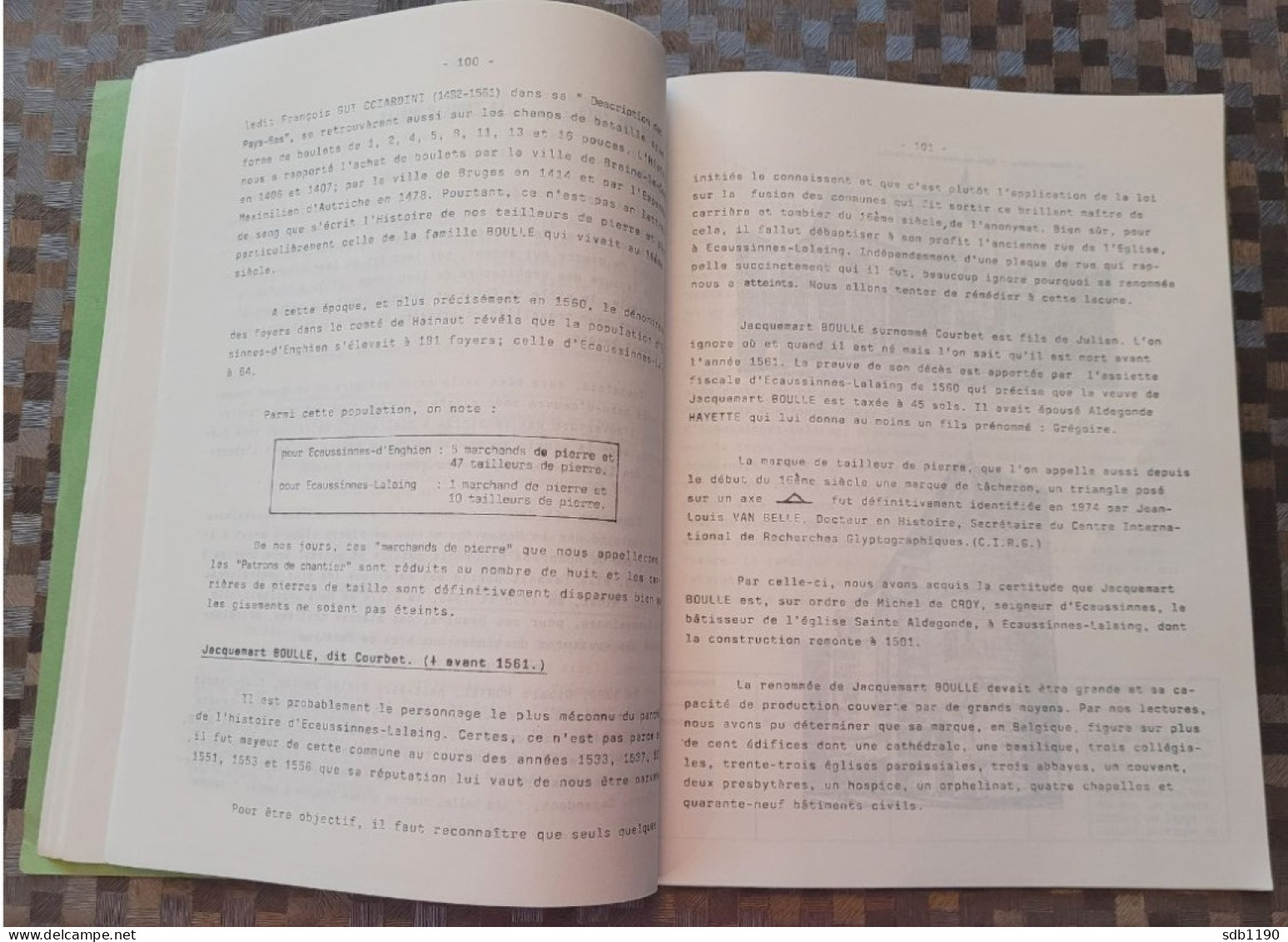 Le Val Vert - Bulletin trimestriel du Cercle d'information et d'histoire locale des Ecaussines et Henripont 4è trim 1987