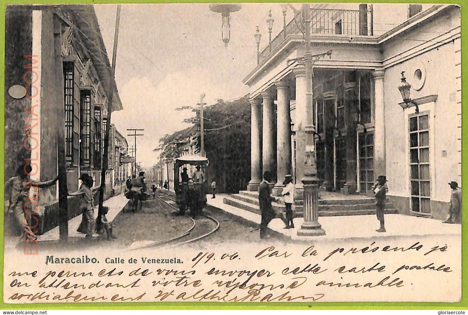 Af2990 -  VENEZUELA - VINTAGE POSTCARD - Maracaibo - 1906 - Venezuela