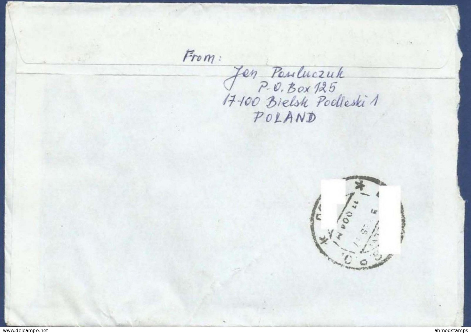 POLAND REGISTERED POSTAL USED AIRMAIL COVER TO PAKISTAN - Zonder Classificatie