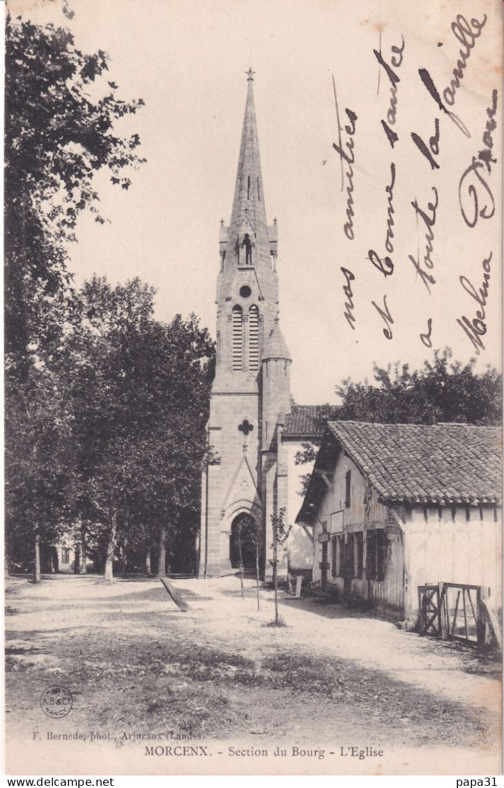 MORCENX  - Section Du Bourg - L'Eglise - Morcenx