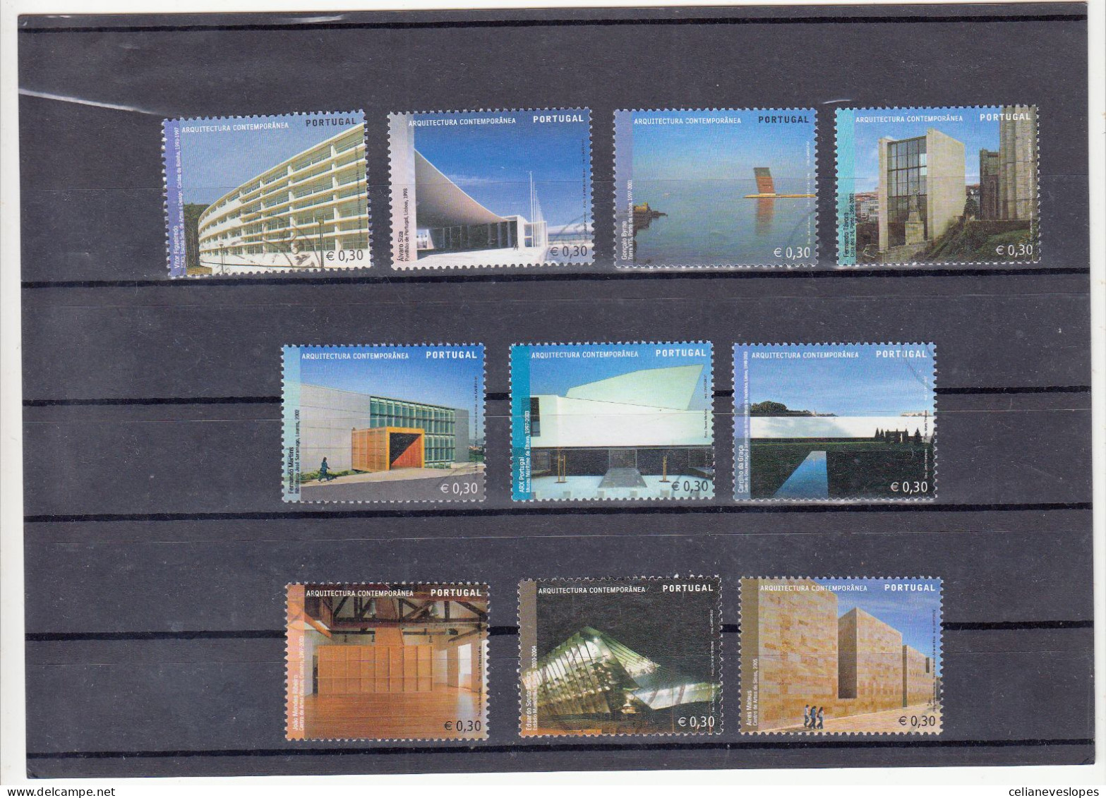 Portugal, (117), Arquitectura Portuguesa Contemporânea, 2007, Mundifil Nº 3558 A 3577 Used - Used Stamps