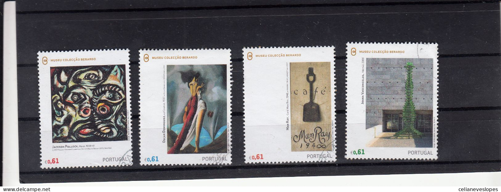 Portugal, (123), Museu Colecção Berardo, 2007, Mundifil Nº 3599 A 3602 Used - Used Stamps