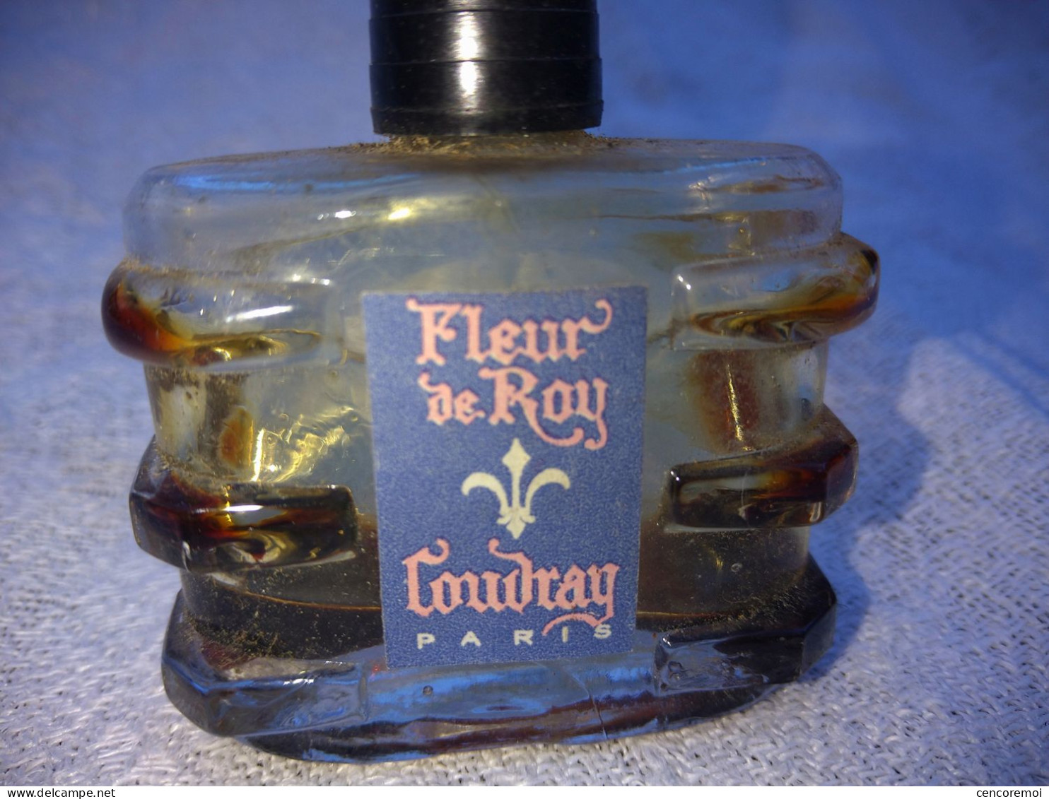 Flacon De Parfumeur Ancien, Fleur De Roy De Coudray, Paris - Flaconi Profumi (vuoti)