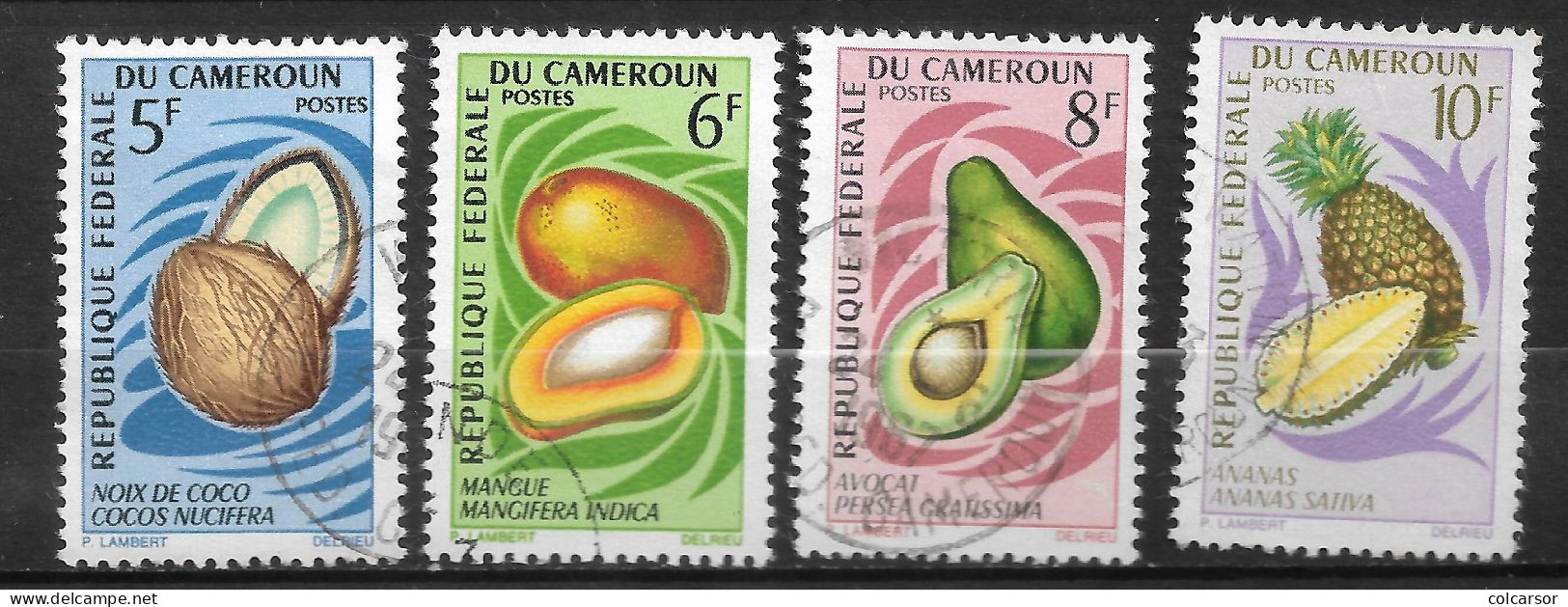 CAMEROUN N°445/48 " FRUITS " - Used Stamps