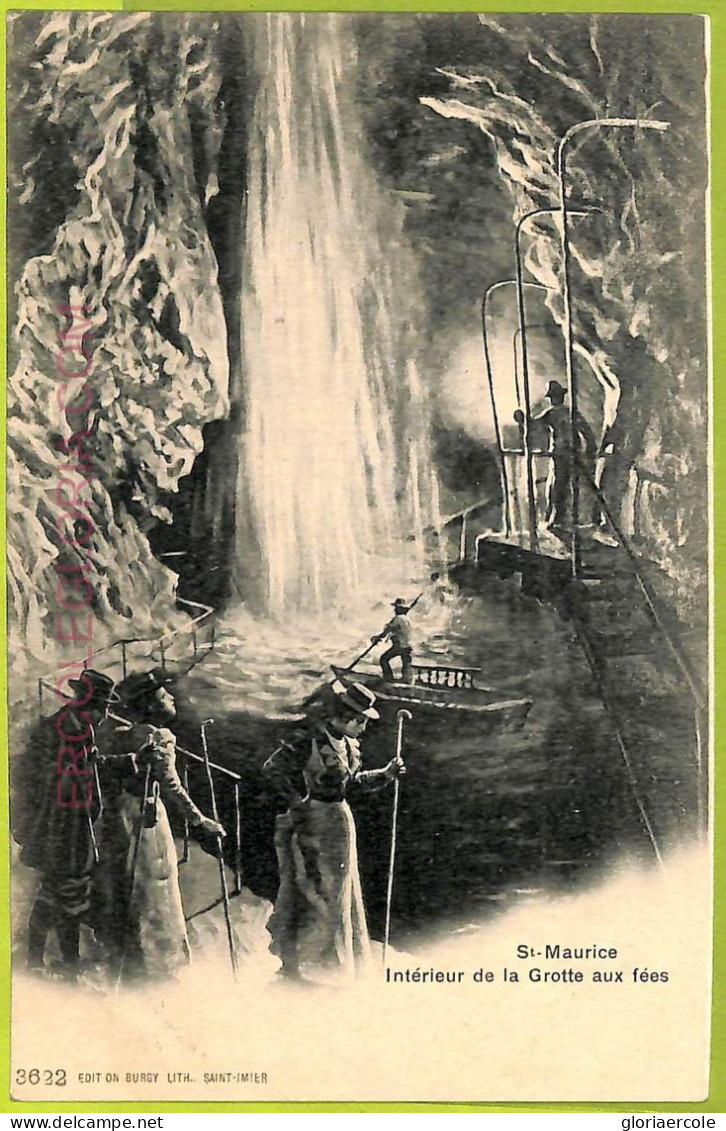 Ad5103 - SWITZERLAND Schweitz - Ansichtskarten VINTAGE POSTCARD-St.Maurice- 1904 - Saint-Maurice