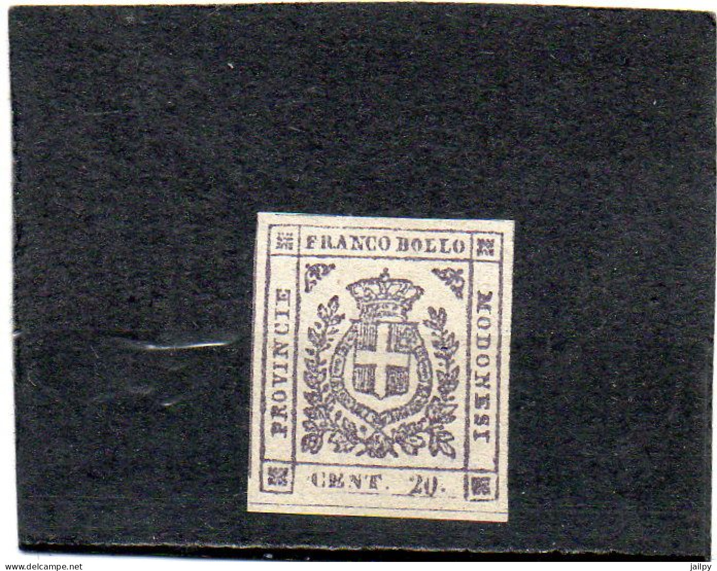 ITALIE  MODENE  20 C  1850-61  Y&T:9    Neuf Sans Gomme - Modena