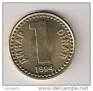 Yugoslavia 1 Dinar 1994. UNC   KM#160 - Yougoslavie