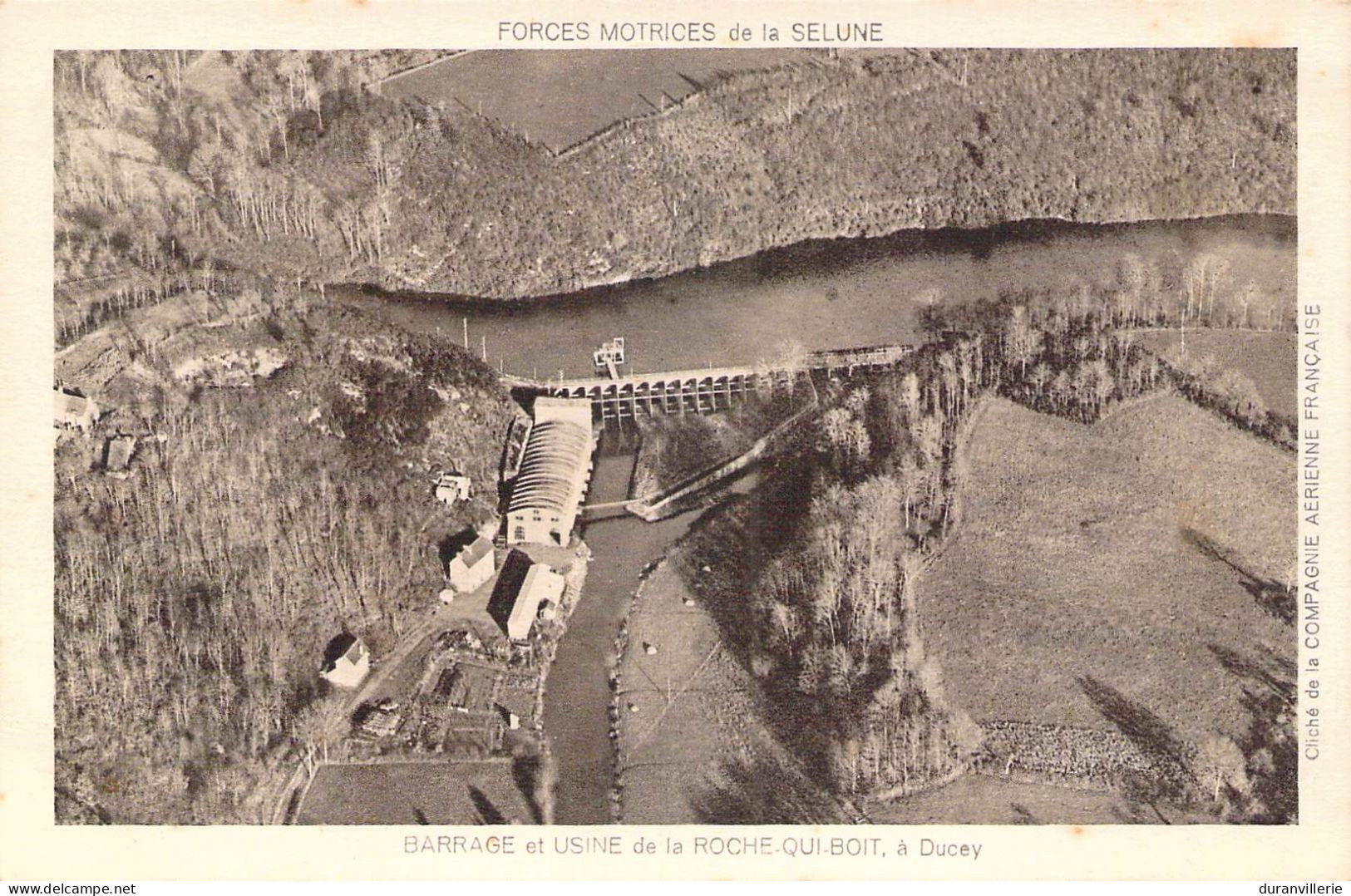 50 - DUCEY : Barrage Et Usine De LA ROCHE QUI BOIT - Ducey