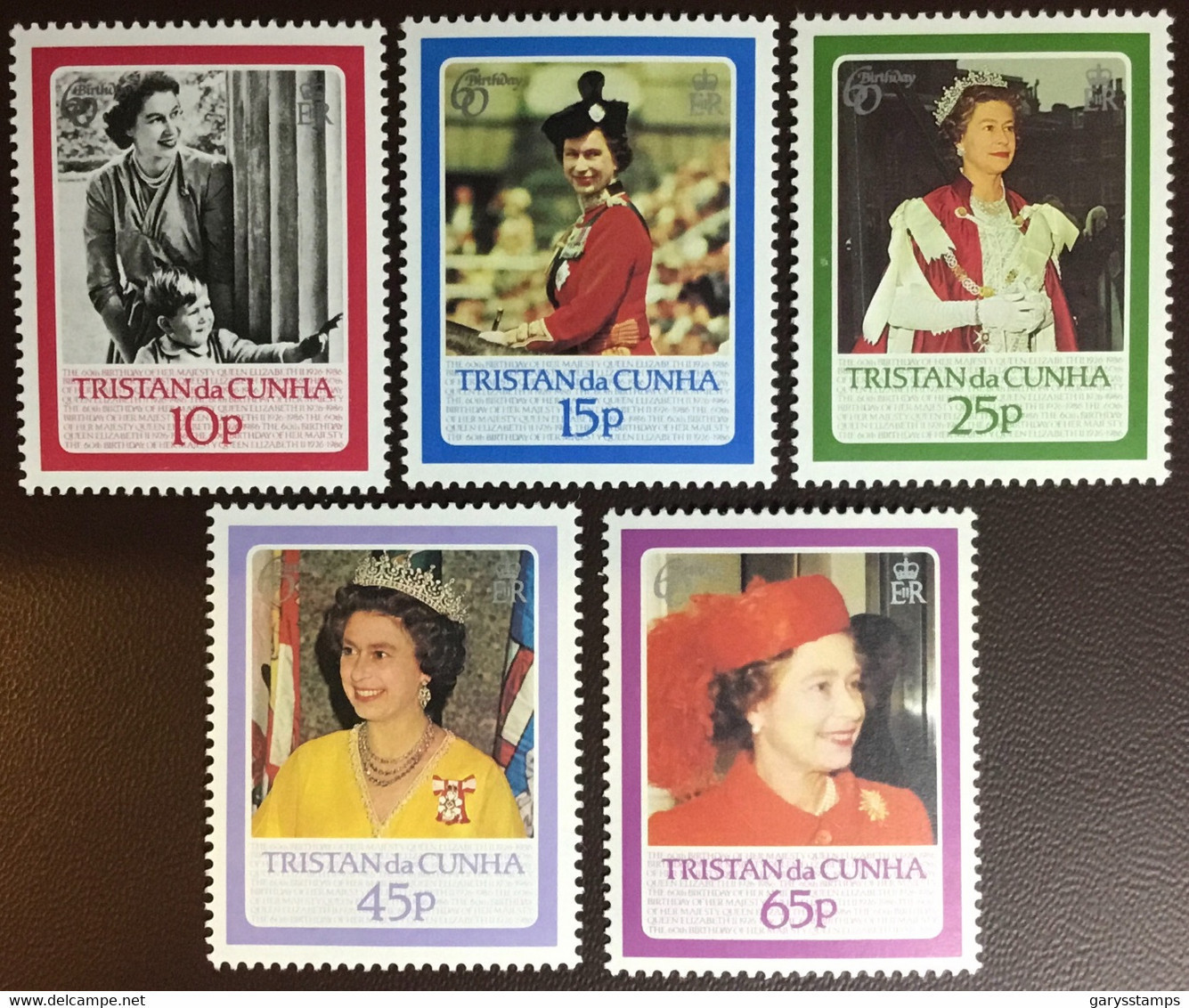 Tristan Da Cunha 1986 Queen’s 60th Birthday MNH - Tristan Da Cunha