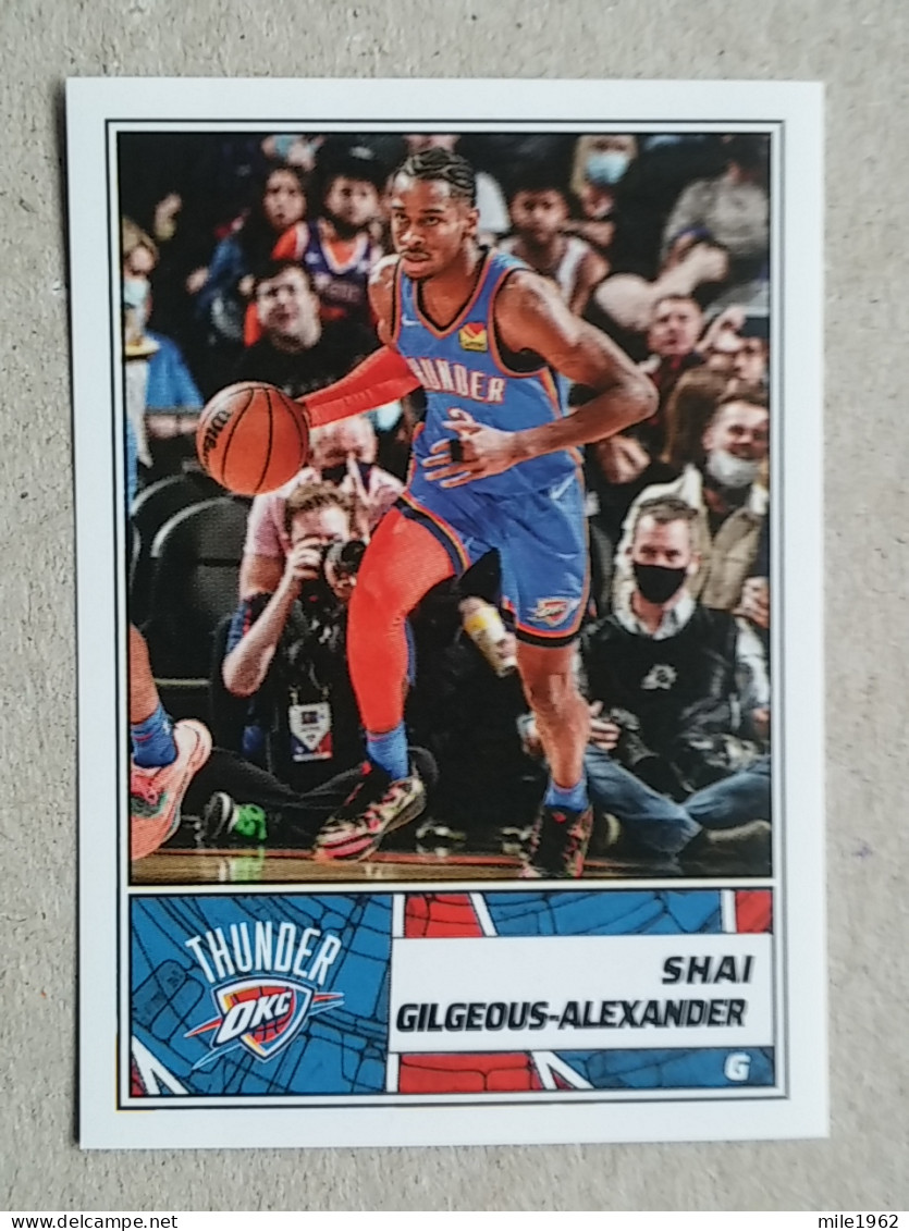 ST 53 - NBA Basketball 2022-23, Sticker, Autocollant, PANINI, No 412 Shai Gilgeous-Alexander Oklahoma City Thunder - 2000-Heute