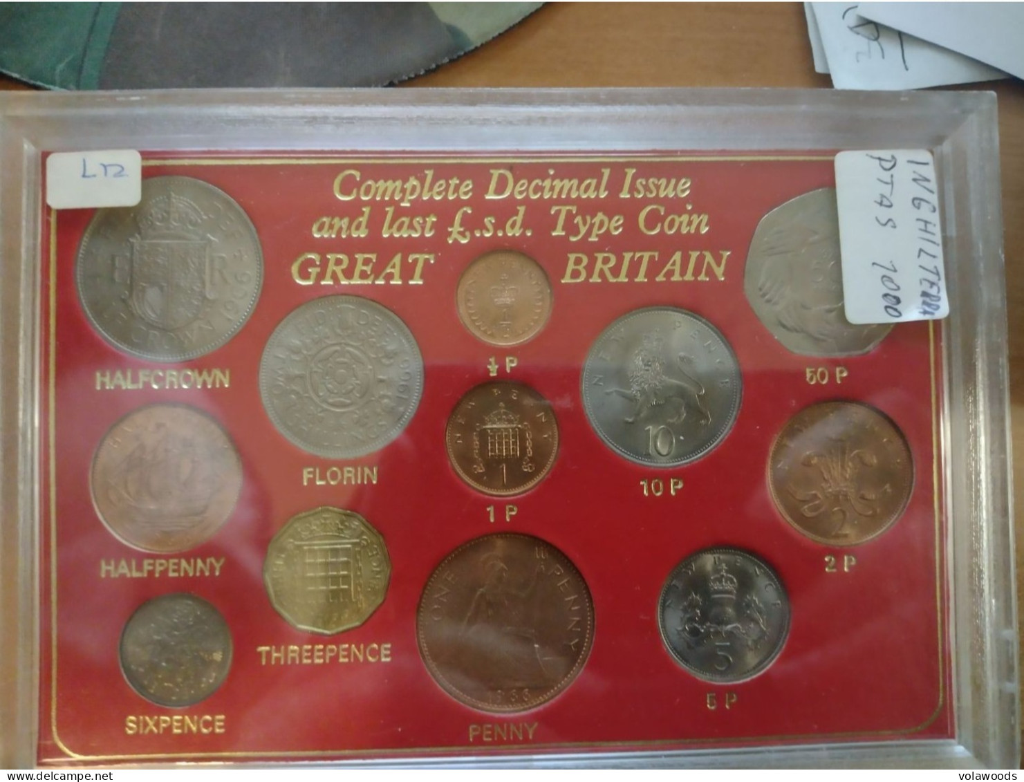 Regno Unito - Complete Decimal Issue And Last £ S.d. Type Coin - In Cofanetto - Mint Sets & Proof Sets