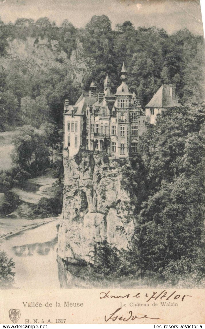 BELGIQUE - Dinant - Le Château De Walzin - Vallée De La Meuse - Carte Postale Ancienne - Dinant