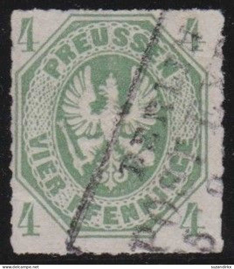 Preussen        -     Michel   -   14    -       O       -    Gestempelt - Used