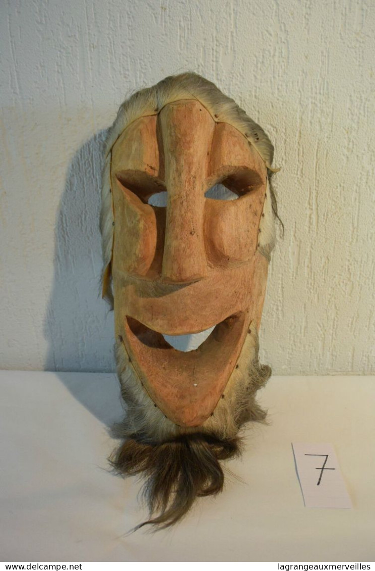 C7 Beau Masque Tribal Africain - Afrikaanse Kunst